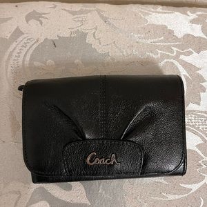 Small black vintage Coach wallet